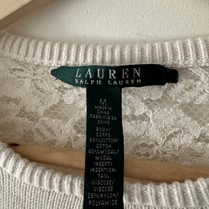 Lauren Ralph Lauren White Floral Lace‎ Crew Neck 3/4 Sleeve Crewneck Sweater thumbnail 6