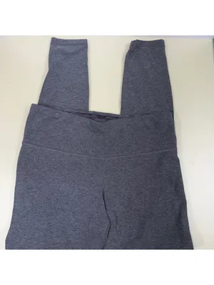 Athletic Works Girls Gray Heather Leggings Size M 8/10 Stretch Pants thumbnail 4