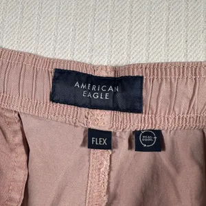 American Eagle Women’s XL Pull On Shorts Mauve Pink Elastic Waist Drawstring thumbnail 3