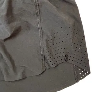 Athleta Women's Black Running Shorts Size M Elastic‎ Waist Vented Sides thumbnail 6