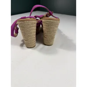 UGG Cressida Pink Purple Strappy 3"Wedges‎ Summer Vacation Casual Cute Size 7.5 thumbnail 9