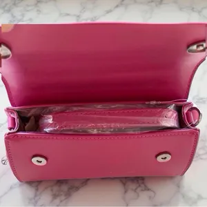 CXL by Christian Lacroix Laine Matte Patent Crossbody Pink NWT SummerStyle thumbnail 4