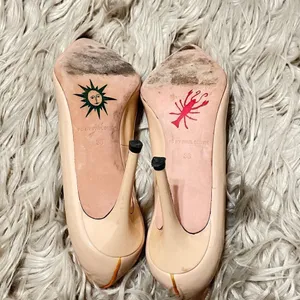 P S Paul Smith Keira Heels size 38 (8) Tan thumbnail 4