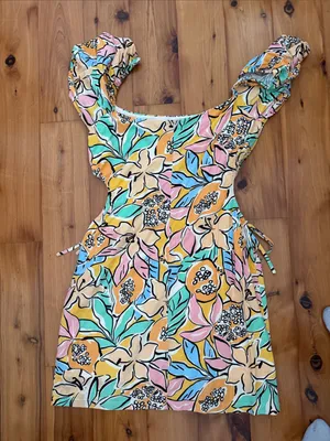 ASTR the Label mini talula tropical papaya dress medium thumbnail 9