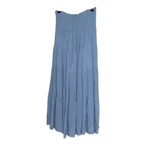 HAEOF Women's Boho 2-in-1 Blue Tiered Skirt Dress size Small thumbnail 2