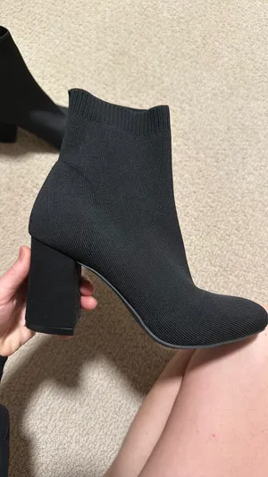 MIA Sock Booties Black Knit thumbnail 2