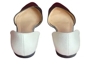 Black And White Slip On Flats thumbnail 5