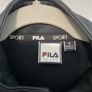 FILA Women Vest Quilted Diamond Full Zip Black Sport Small thumbnail 4