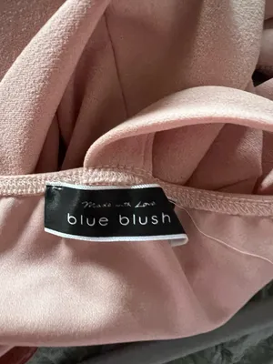 Blue Blush One-Shoulder Pink Women’s Dress thumbnail 2