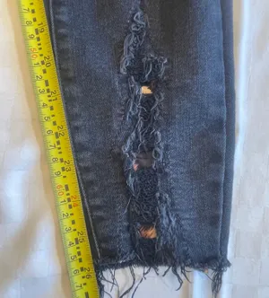 Judy Blue 7/28 Leopard Patch Black High Rise Ripped Skinny Jeans JB82168BK thumbnail 14
