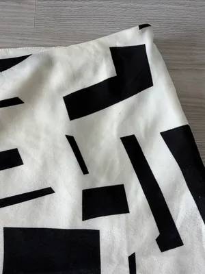 Cotton Candy LA Black & White Graphic Print Mini Skirt thumbnail 4