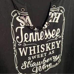 Women's Size Large‎ V-Neck Tank Top Smith Tennessee Whiskey Sweet as Strawberry thumbnail 6