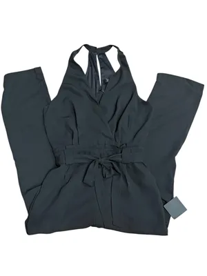 Lulus black jumpsuit women’s haltertop size XS belted thumbnail 2
