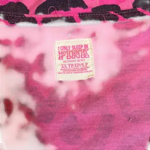 Victoria's Secret Pink Black Leopard print Robe, Size XS‎ thumbnail 7