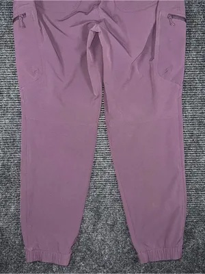 Duluth Trading Co NWT Women Flexpedition Joggers Elderberry Purple 10x28.5 Nylon thumbnail 6