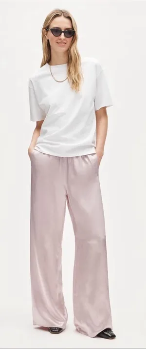 J.Crew Cosmo pant in luster charmeuse thumbnail 1