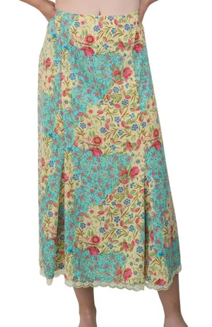 Vintage Y2K Sag Harbor Patchwork Floral Skirt thumbnail 1