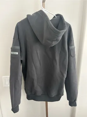 Comfrt Travel Essentials Zip Hoodie Gray Medium Unisex thumbnail 5