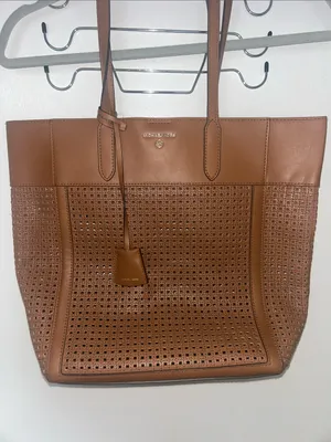 Michael Kors Sinclair Large Perforated Leather Tote Bag thumbnail 1