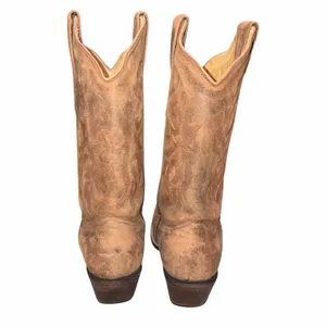 Corral Brown Distressed Leather Western Cowgirl Snip Toe Boots Shoes size 8.5 thumbnail 4