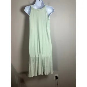 COS Mint Green Lyocell Relaxed Midi Maxi Dress Womens Size Small 0291619-3‎ thumbnail 4