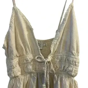 Princess Polly Women's Beige Romper Size 4 Summer V-Neck Tie Front‎ thumbnail 4