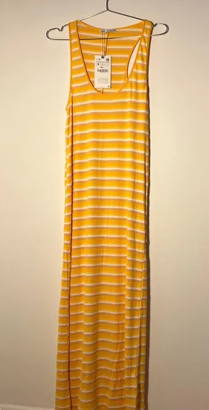 ZARA Ribbed Tank Dress thumbnail 3