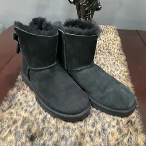 UGG CORDUROY‎ SINGLE BOW BOOTS thumbnail 7