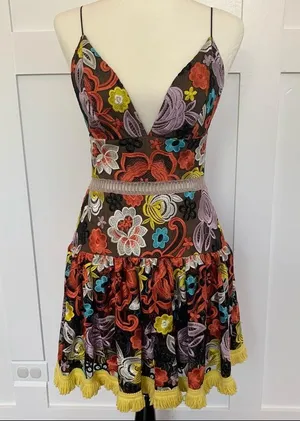 Alexis Yiana Mini Dress in Floral thumbnail 3