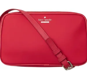 Kate Spade Kallie Classic Nylon Crossbody Bag Garnet thumbnail 1
