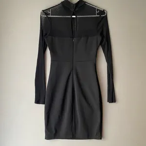 Lulu’s size small goth Victorian neckline‎ sheer mini dress thumbnail 8