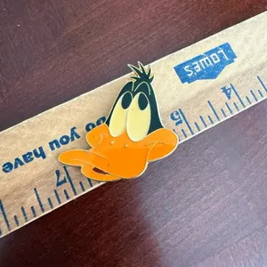 Vintage 1990 Daffy Duck Warner Bros Inc Brooch thumbnail 1