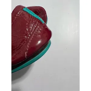 Tieks Ruby Red Patent Ballet Flats 9 - Women | Color: Red | Size: 9 thumbnail 7
