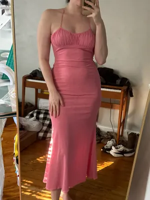 Beginning Boutique Pink Midi Dress thumbnail 6