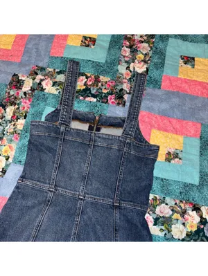 Reformation $150 Randy Woman’s Size 4 Denim Zip-Front Summer Mini Dress thumbnail 7
