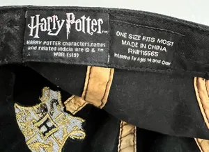 Harry Potter Hogwarts Gold Crest Cap thumbnail 6