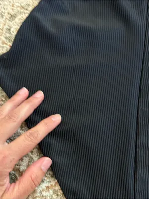 Anthropologie Dippin Daisys Bliss Ribbed One Piece Black Swimsuit Medium thumbnail 14
