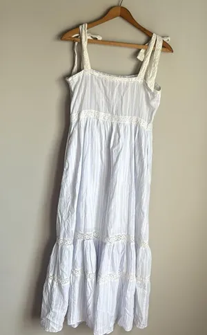 LoveShackFancy Ayala Tiered Midi Dress 6 thumbnail 3
