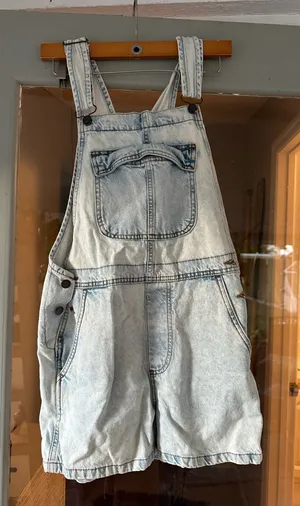 Cotton On Denim Overalls Short thumbnail 1