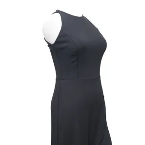 Betsy & Adam. Arielle Scuba‎ Crepe Ruffle Slit Gown. thumbnail 10