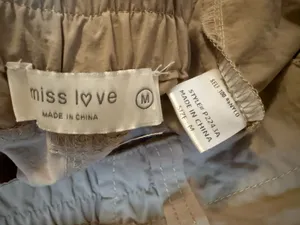 Miss Love Parachute cargo pants in beige size M thumbnail 13