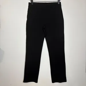 Quince Ultra Stretch Ponte Straight Leg Pants‎ Black Size S thumbnail 4