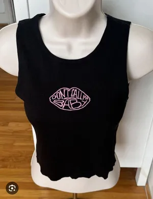 Brandy Melville Tank Top Black thumbnail 1