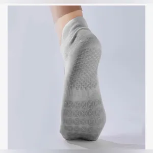 NEW Non Slip Yoga Socks 3 Pairs Grips Pilates Socks Ballet,Dance,Fitness thumbnail 7
