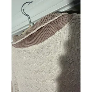 Bon‎ Worth Vintage Quiltrd Collared Sweater Grandma Cottagcore Women's Sz Large thumbnail 4
