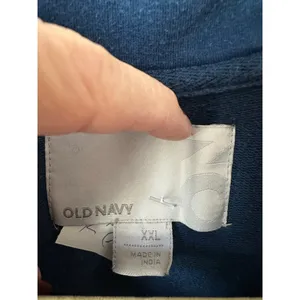 Old Navy Blue Full-Zip Hoodie Plus Size XXL GUC thumbnail 4
