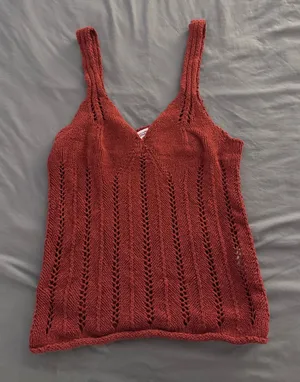 Abercrombie & Fitch Terracotta Knit Camisole thumbnail 1