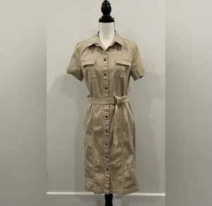 Safari Dress Tan Size 12 thumbnail 2