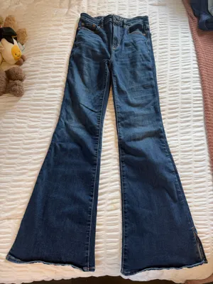 American Eagle Flare Jeans - Size 0 thumbnail 1