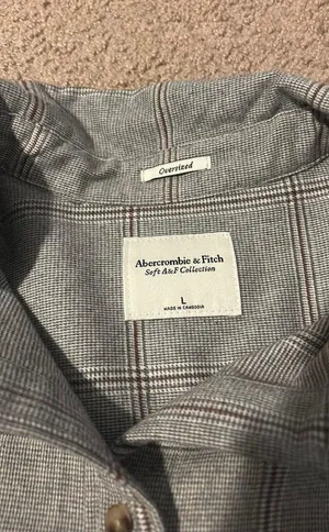 Abercrombie Soft Oversized Flannel thumbnail 2
